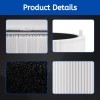Nispira Activated Carbon Replacement Filter for Blueair Pure 211i Air