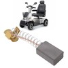 eMagTech 2 Paar Scooter Elektro-Kohlebürsten 6x10x16mm Kompatibel mit Free Rider
