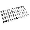 A Set 104Pcs Black Cinematic Lightbox Replacement Letters & Numbers