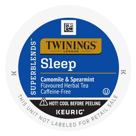 Twinings Sleep Herbal Tea K-Cup Pods for Keurig, 24 Count (Pack of 2), Formerly Nightly Calm, Camomile, Spearmint, & Lemongrass, Naturally Caffeine-Free, Enjoy Hot or Iced