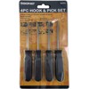 SIGNET 46992 4-Piece Pick Tool Set, Black