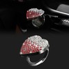 TOMALL Bling Car Engine Start Button Cover Diamond Interior Crystal