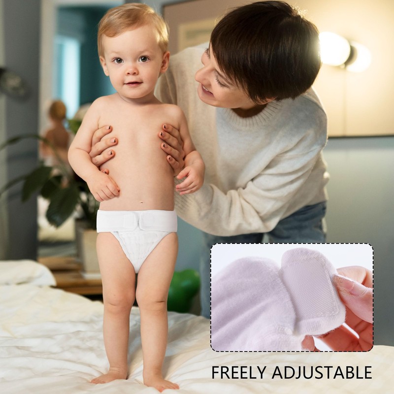 Max Shape 6 Pack Wearable Cotton Cloth Dipper Pants for
