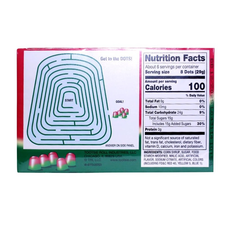 Dots Limited Edition Watermelon 6.5 oz. Theater Box -Case of