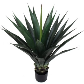 UNIQUE FOREST ARTS 35" Sisal Plant Green Artificial Tree Artificial Plant Natural Looking Agave Plant