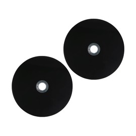 Mytee Products 2 Pack 24" Fifth Wheel Disc Lube Plate w/Steel Retention Clip - 5mm Thick, HDPE - Friction Protection for 5th Wheel Trailer, RV, Camper Safety Kit