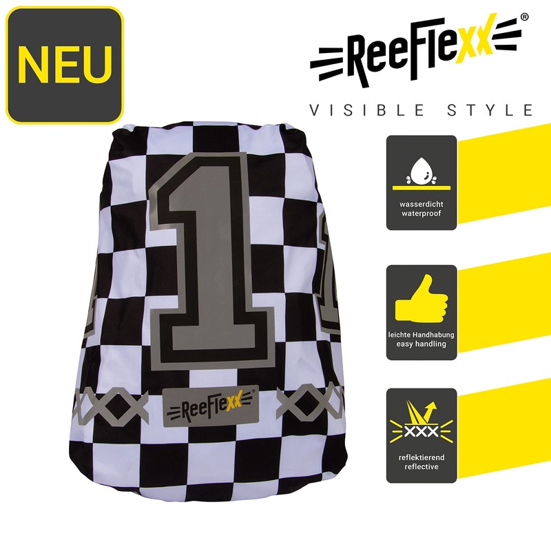 REEFLEXX Chess One Cover Reflector Backpack Cover Size M for