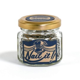 Wakaisangyou Nail it String Art Nail Bottle Stainless Steel Nail Size Length: 0.7 inches (19 mm) Thickness: #17 (Approx. Φ1.47 mm) 320 Pieces NB70004