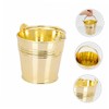 Ciieeo Decorative Plastic Bucket Small Treat Bucket for Birthday Party