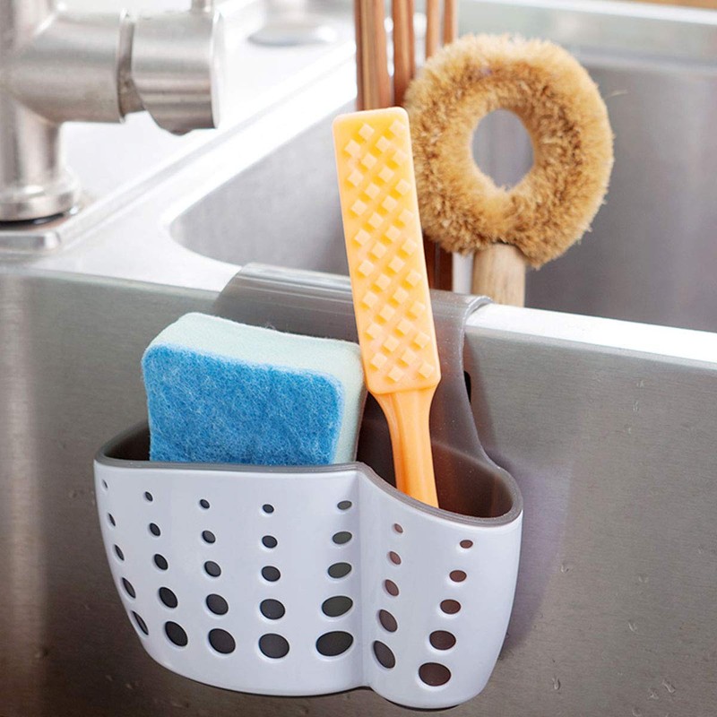 jinminamz Kitchen Sink Organiser Caddy Organiser Kitchen Utensil Holder Sponge
