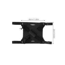 WOONEKY Medieval Cosplay Sword Belt Double Shoulder Strap Adjustable Back Holder for Fencing Bag