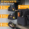 TICONN Heavy Duty Tool Bag with Multi-Pockets, Portable Tool Box