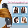Cordless Hair Straightener Brush Portable on The go Comb for