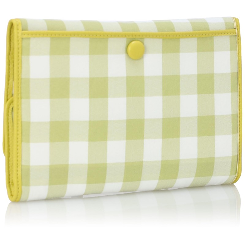 Hazel Clutch Gingham Maternal and Child Notebook Case (S), rime