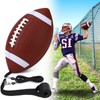 TOBWOLF Football Throw Trainer, Football Bungee Catching Trainer with Pump