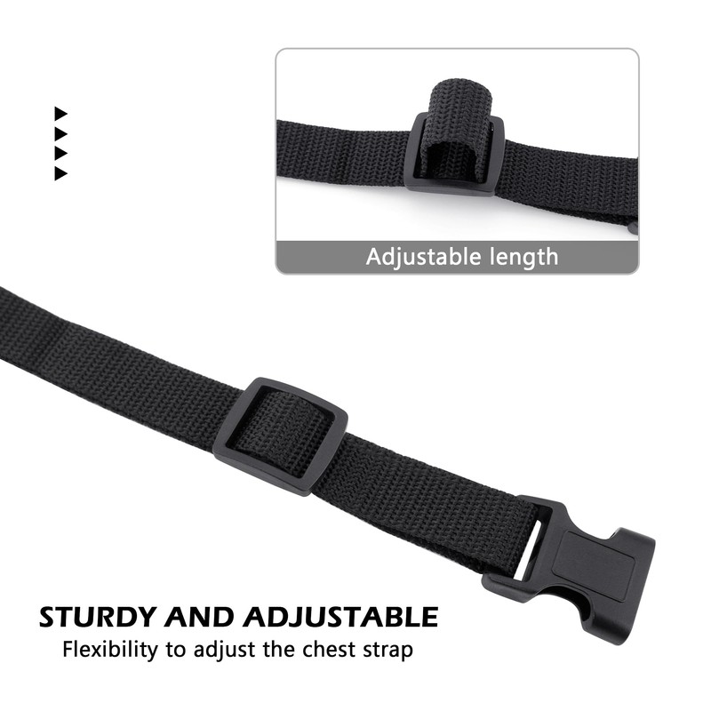 Deshionew Universal Backpack Chest Strap Adjustable Replacement Backpack Waist Strap