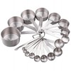 Smithcraft Measuring Cups and Spoons Set, 18/8 Stainless Steel Measuring