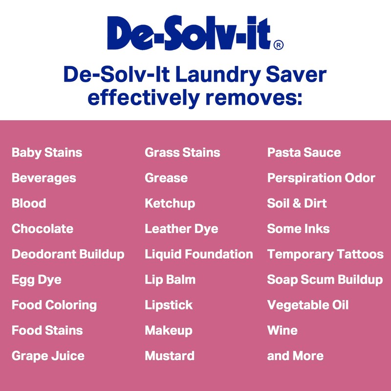 Orange-Sol De-Solv-It Laundry Saver, Odor & Stain Remover for Laundry,
