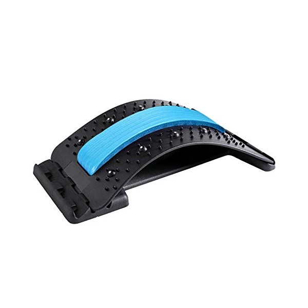 chi-enterprise Back Stretcher Magnetic Field Therapy Back Stretcher Training Device Fitness Training Massager Relaxation and Posture Correction (Blue)
