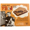 Trader Joe's PB&J Peanut Butter Strawberry Fruit Oat Bar Gluten