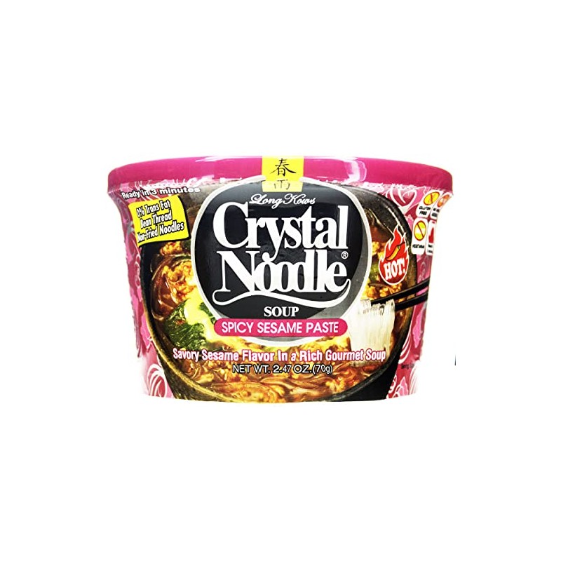 Crystal Noodles Soup Spicy Sesame Paste, 2.47 oz (Pack of