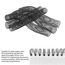 20 Pack Plastic Spiral Binding Coils, 32mm 280 Sheet Capacity 4:1 Pitch Binding Spirals Spiral Binding Spines, Spiral Binding Wire for Document, Gifts for Students and Coworkers