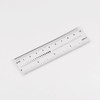 HARFINGTON Film Flexible Ruler, 4 Inch, 0.1mm Scale, PET Plastic