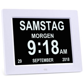 SENXINGYAN Digital Calendar, Day Clock For Dementia (English language not guaranteed)