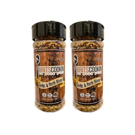 Britscookin - Garlic & Herb Seasoning 4.5 oz, Pack of 2