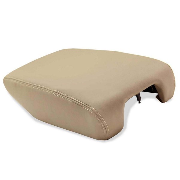 Fits 1999-2005 Lexus GS300 GS400 GS430 Real Tan Leather Console Lid Armrest Cover (Leather Part Only)