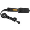 Hair Straightener Wide Steam Flat 4 Level Adjustable Temperature Black
