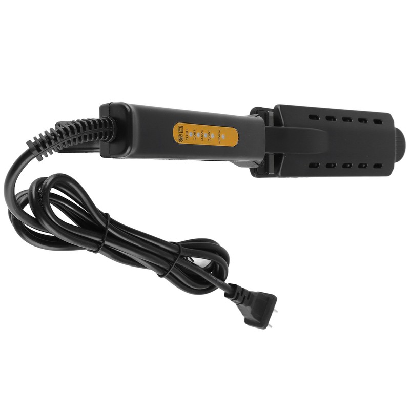 Hair Straightener Wide Steam Flat 4 Level Adjustable Temperature Black