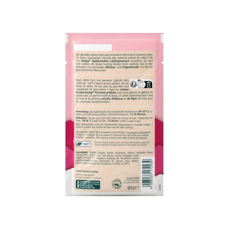 크나이프 Kneipp 좋아하는 사람이 좋아하는 목욕 소금, 60g Kneipp Bath