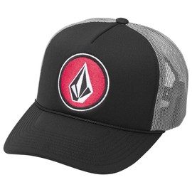 Volcom Men's Standard Cheese Mesh Trucker Hat, Lifeguard Red