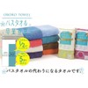 Bath Towel Graduation Declaration [Turquoise Blue x Wood Brown x