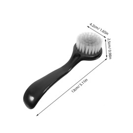 Healeved 6pcs Face Exfoliator Brush Manual Deep Cleansing Tool for Skin Care Multi-functional Bristles for Face and Nail Cleaning Durable Blackhead Scrubber