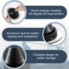 Yaocom 4 Pcs #3 Metal Roof Pipe Flashing Vent Boot