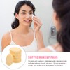 Beavorty 6pcs Oval Makeup Pads Foam Sponges for Face Beauty