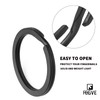 FEGVE Titanium Key Chain Rings Split Rings 4 Pack –