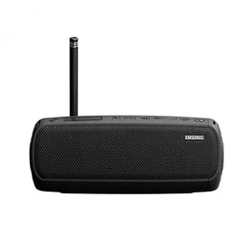 Emsonic Saver Portable Bluetooth Speaker, Waterproof Wireless Speaker with Bluetooth, FM Radio & Carbon Monoxide Detector, 24-Hr Playtime