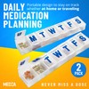 Weekly Pill Organizer - (Pack of 2) Extra Large Vitamin