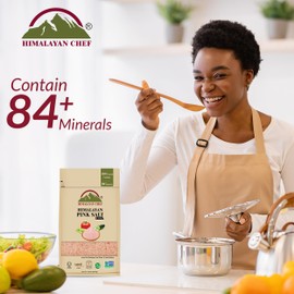 Himalayan Chef Pink Himalayan Salt, Extra Fine Grain, 19 lbs Bag – Pure, Natural, Kosher Certified, Non-GMO, Ideal for Cooking, Seasoning, and Flavor Enhancement