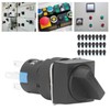 25PCS 16mm Square 5 Pin Knob Select Switch Self Locking