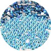 NCB Nancybeads 2000pcs Flatback Round Glass Nail Art Rhinestones Crystal