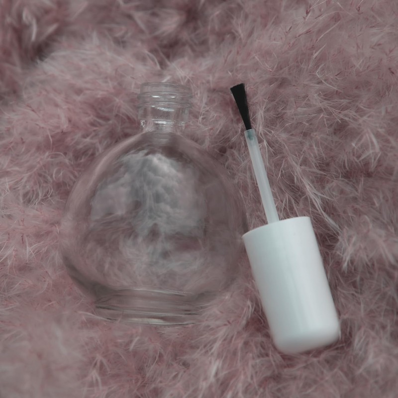 6PCS Large Capacity 75ML Empty Nail Polish Bottles with Brush,