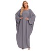 IKADEX Muslim Dress for Women Pakistani Kaftan Abaya Robe +