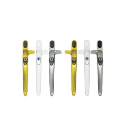 Securistyle Virage CB21WHR Cockspur Window Handle (White) - Right, 21mm Stack height - Various options available - This stylish ergonimic and contempory take on a cockspur handle provides an excellent solution to widows with no espag opening.