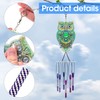 Reofrey Owl 5d Diamond Art Painting Wind Chimes Kits, Hanging