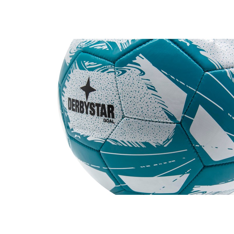Derbystar Goal Football Size 5 Soft PVC in Five Colourful
