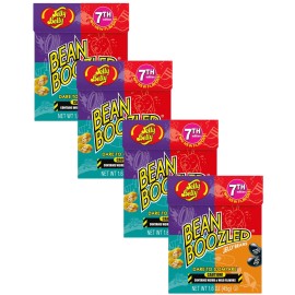 Just Grown BeanBoozled 7th Edition Jelly Beans 1.6 oz Pack of 4 Dairy Free Vegetarian Candy